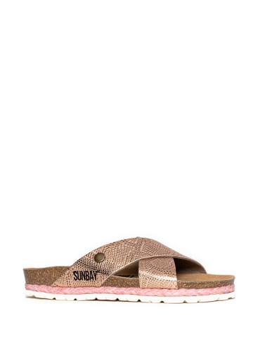 Sunbay Pantoletten "Rita" in Roségold