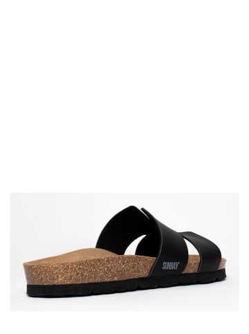 Sunbay Pantoletten "Jeel" in Schwarz