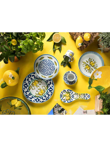 Trendy Kitchen by EXCÉLSA 18tlg. Tafelservice "Amalfi" in Blau/ Gelb