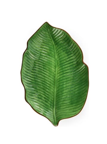 Trendy Kitchen by EXCÉLSA Serveerplateau "Foliage" groen - (L)27 x (B)18 cm