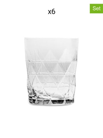 Trendy Kitchen by EXCÉLSA 6er-Set: Gläser "Luxor" in Transparent - 320 ml