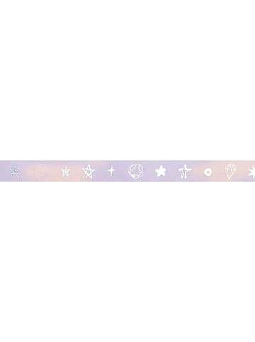 folia PAPER Klebeband "Hotfoil Rainbow" in Bunt - 5x 5 m