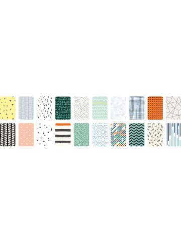folia PAPER Blok arkuszy ozdobnych (20 szt.) "Minimalist" ze wzorem - 34 x 24 cm