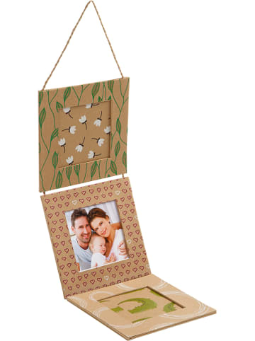 folia PAPER Blok arkuszy ozdobnych (20 szt.) "Kraft paper" w kolorze jasnobrązowym - A4