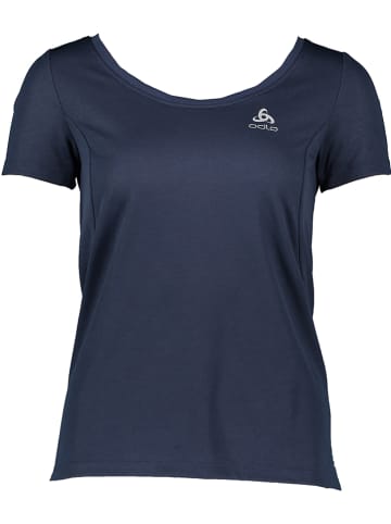 Odlo Koszulka sportowa "F-Dry" w kolorze granatowym