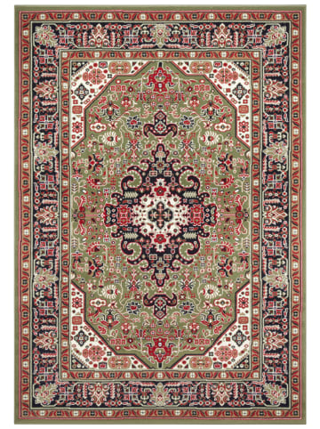 Nouristan Laagpolig tapijt "Skazar" beige/groen
