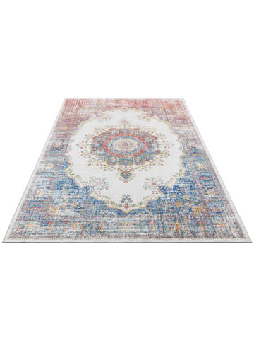 Nouristan Geweven tapijt "Oriental Design" blauw/rood