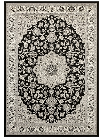 Nouristan Geweven tapijt "Keshan" zwart/grijs