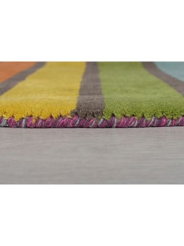 Flair Rugs Woll-Teppich in Bunt