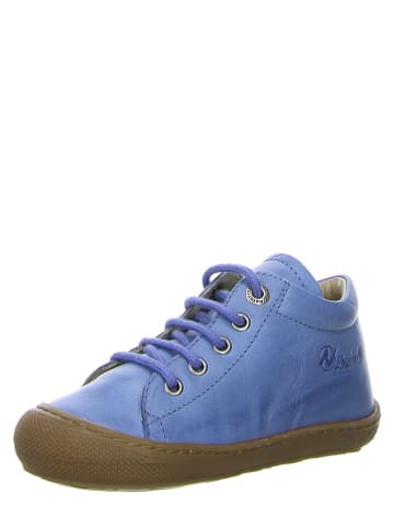Naturino Skórzane sneakersy "Cocon" w kolorze niebieskim