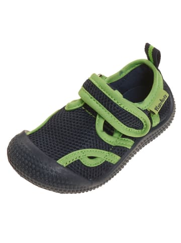 Playshoes Buty kąpielowe w kolorze granatowo-zielonym