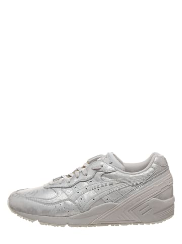 Asics Skórzane sneakersy "Gel Sight Reflective" w kolorze srebrnym