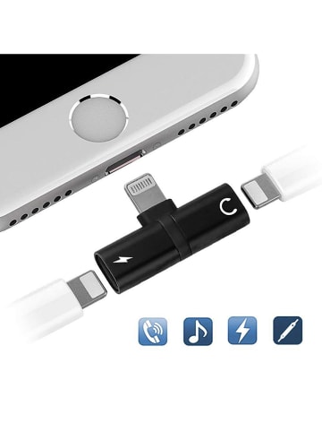 SmartCase Lightning-Audio-Adapter in Schwarz