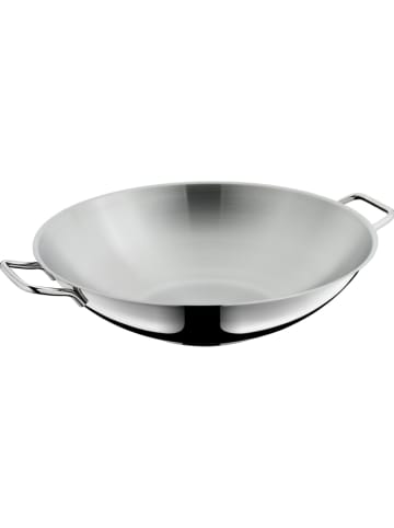 WMF 2tlg. Set: Edelstahl-Wok "Macao" - Ø 22 cm