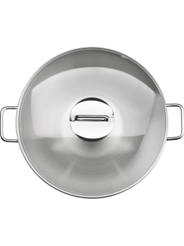 WMF 2tlg. Set: Edelstahl-Wok "Macao" - Ø 36 cm