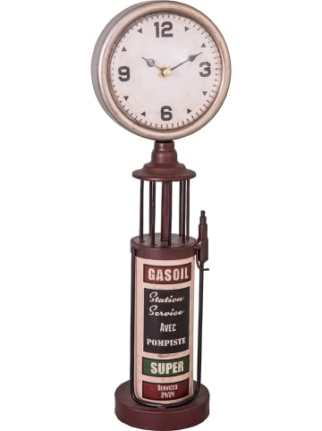 Anticline Zegar stojący w kolorze ciemnoczerwonym - 12 x 39 x 9 cm