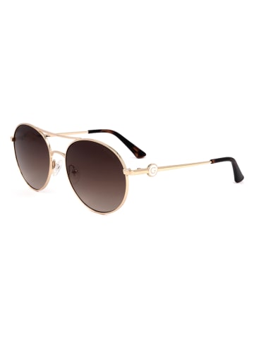 Guess Damen-Sonnenbrille in Gold/ Braun