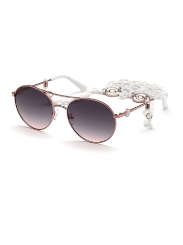 Guess Damskie okulary przeciwsłoneczne w kolorze różowozłotym