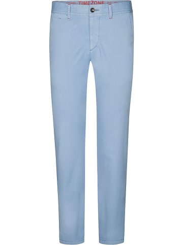 Timezone Spodnie chino "Spencer" w kolorze błękitnym