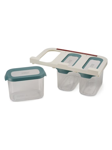 JosephJoseph 4-delige voorraadcontainerset wit/blauw