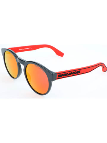 Marc Jacobs Herren-Sonnenbrille in Grau/ Orange-Pink