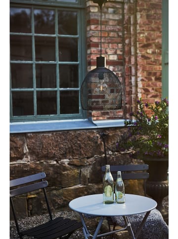 STAR Trading Decoratieve ledsolarhanger "Sunlight" zwart - (B)29 x (H)35 cm