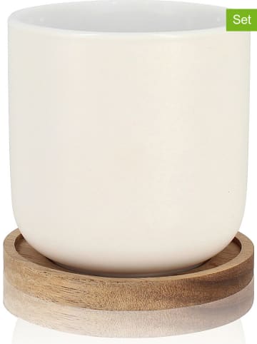 Ogo Living Kubki (2 szt.) w kolorze białym - 250 ml