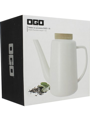 Ogo Living Theepot wit - 1,2 l
