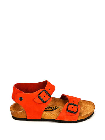 Moosefield Leren sandalen rood