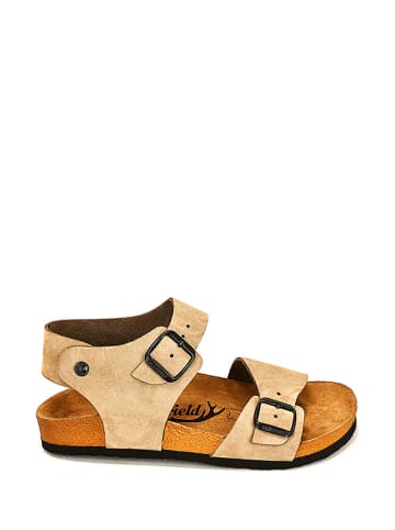 Moosefield Leren sandalen beige