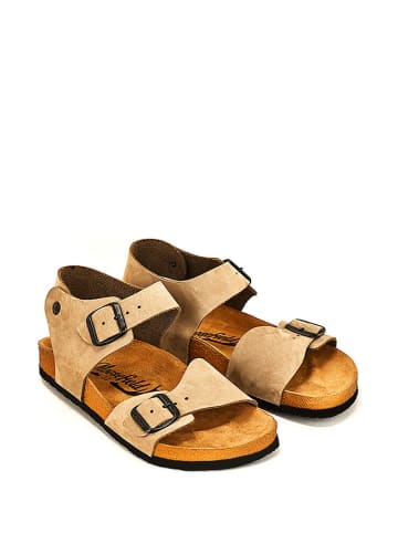 Moosefield Leren sandalen beige
