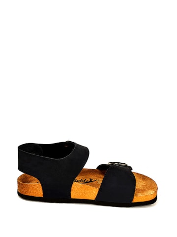 Moosefield Leder-Sandalen in Dunkelblau