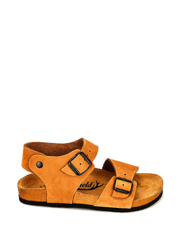 Moosefield Skórzane sandały w kolorze brązowym