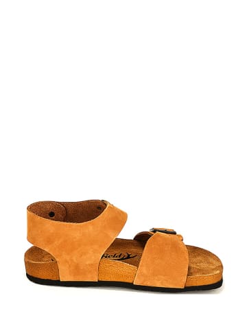 Moosefield Leder-Sandalen in Braun