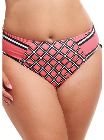 Kris Line Figi bikini "Tanzania" w kolorze koralowo-czarnym