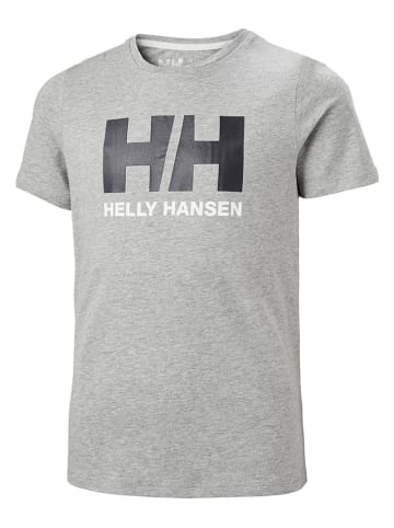 Helly Hansen Koszulka "Logo" w kolorze szarym