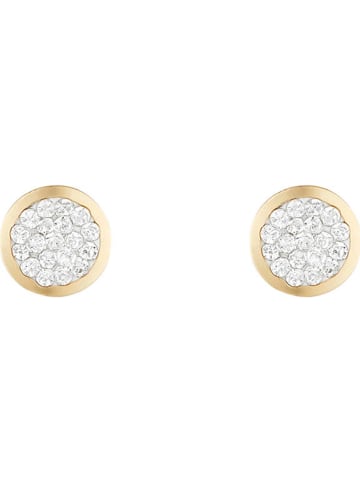 OR ÉCLAT Gold-Ohrstecker "Petite pierre" mit Zirkonias