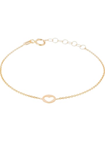 OR ÉCLAT Gouden armband "Petit coeur doré" met sierelement
