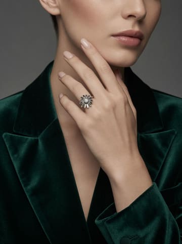 Pandora Zilveren ring met edelstenen