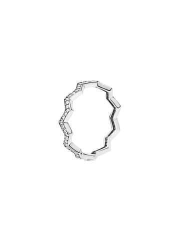 Pandora Srebrny pierścionek z cyrkoniami