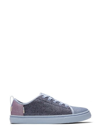TOMS Sneakersy w kolorze granatowo-srebrno-jasnoróżowym
