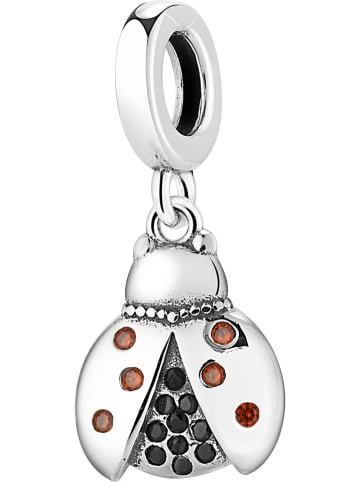 MAISON D'ARGENT Silber-Anhänger "Lady Bug" mit Edelsteinen