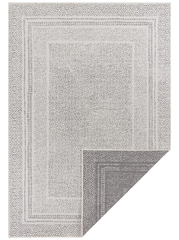 WHITE LABEL Dywan zewnętrzny w kolorze szaro-kremowym
