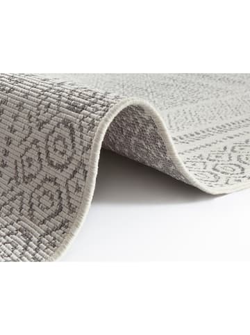 WHITE LABEL Dywan zewnętrzny w kolorze szaro-kremowym