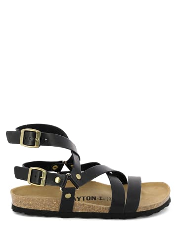 BAYTON Leren sandalen "Armidale" zwart