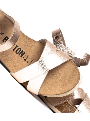 BAYTON Sleehaksandalen "Gasteiz" roségoudkleurig