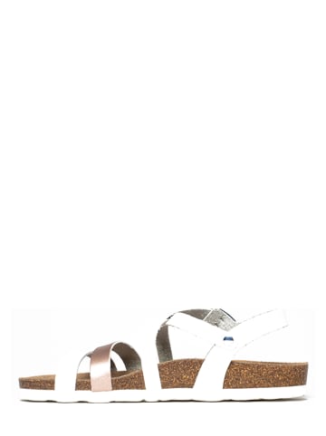 BAYTON Sandalen "Gerone" in Weiß/ Roségold