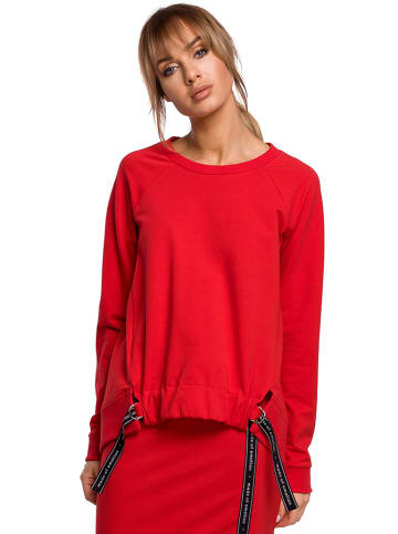 Made of emotion Sweatshirt rood