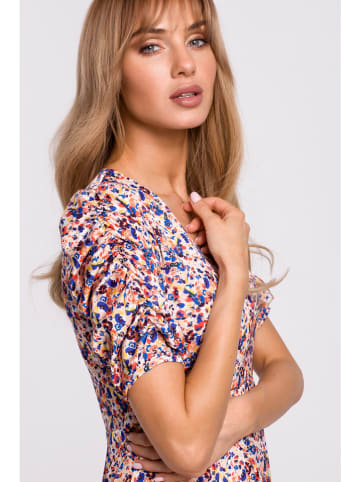 made of emotion Jurk wit/blauw/rood