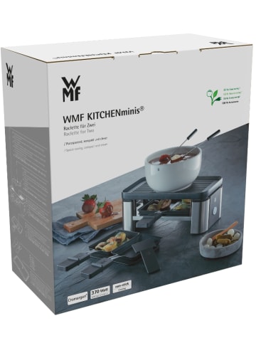 WMF Raclette "KüchenMinis" in Silber/ Schwarz